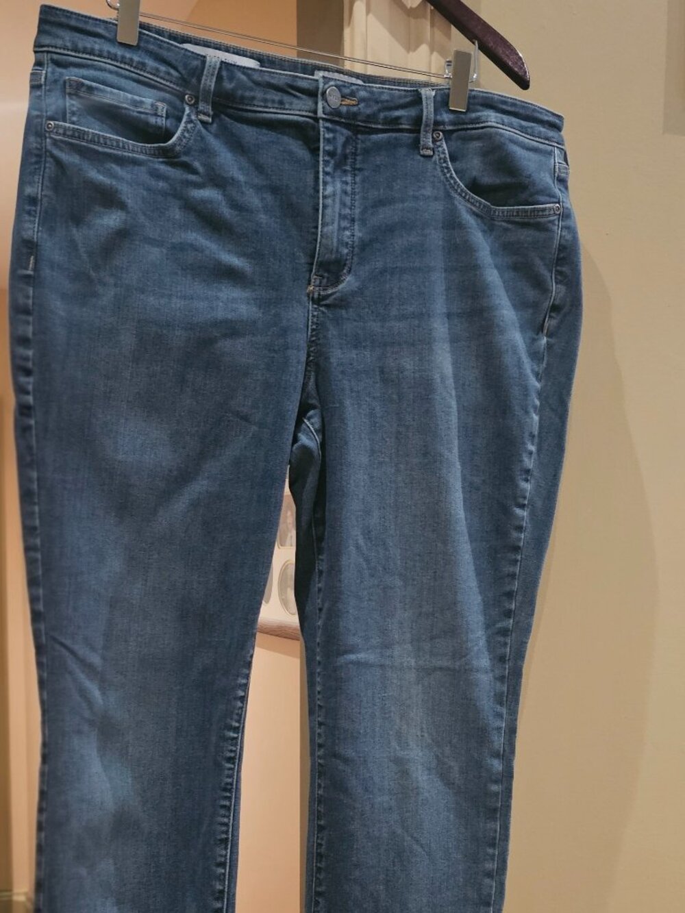 NYDJ Sheri Slim Medium Blue Wash Size 16W